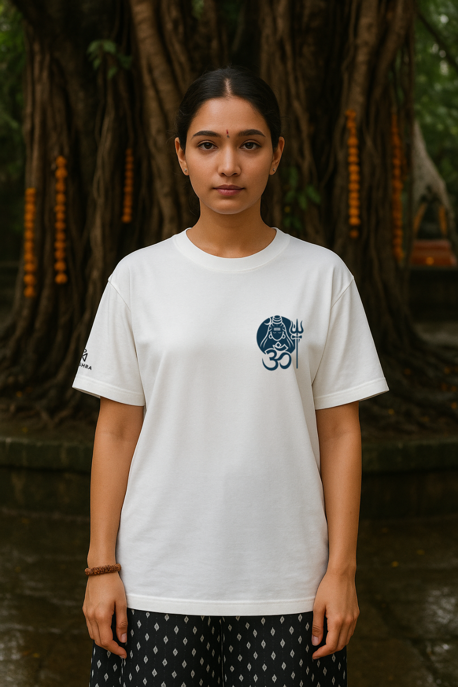 Trishul ॐ T-Shirt – Sacred Symbol Streetwear