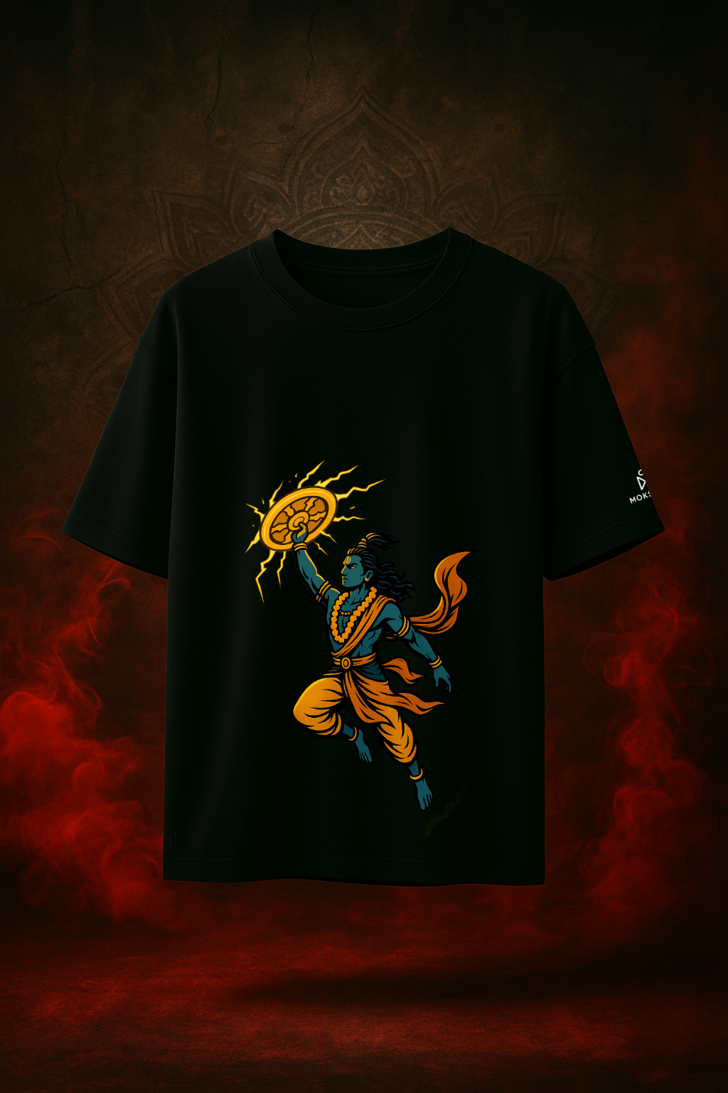 π± Krishna Chakra Disc Tee | Divine Icons Collection