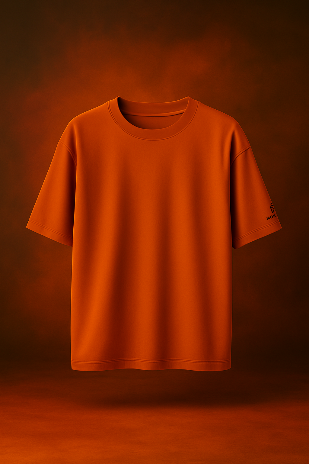 Sacred Saffron | Oversized Pooja Tee