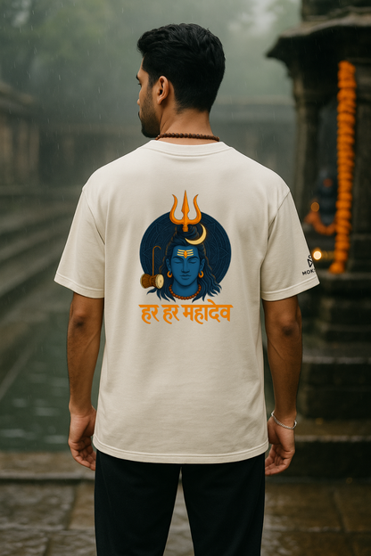Har Har Mahadev Mantra T-Shirt – Divine Icons Streetwear