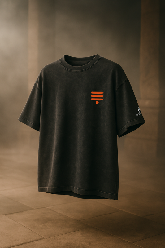 Tripund Dot Unisex Oversized T-Shirt – Sacred Symbol Streetwear