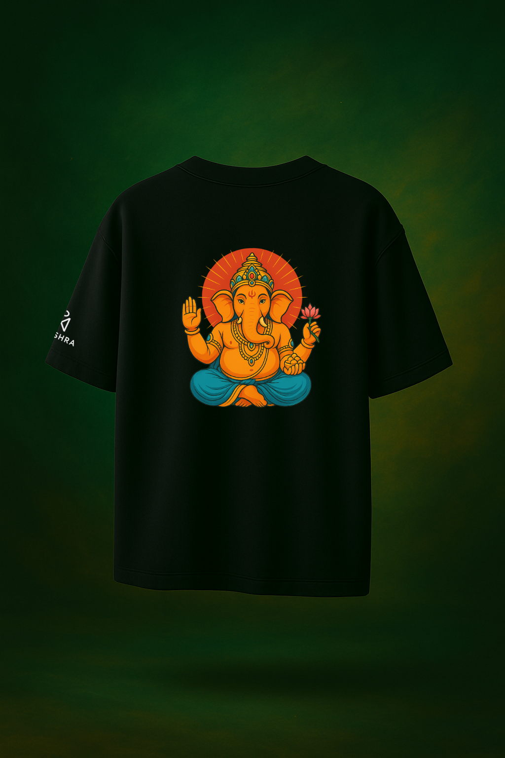 Ganpati Icon Tee — Divine Grace Edition