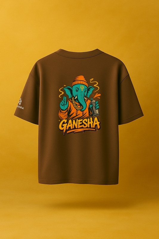 Street Ganesha Tee — Graffiti Edition