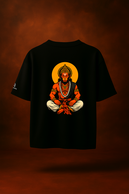 Hanuman | Divine Icons Oversized Tee – Mokshra