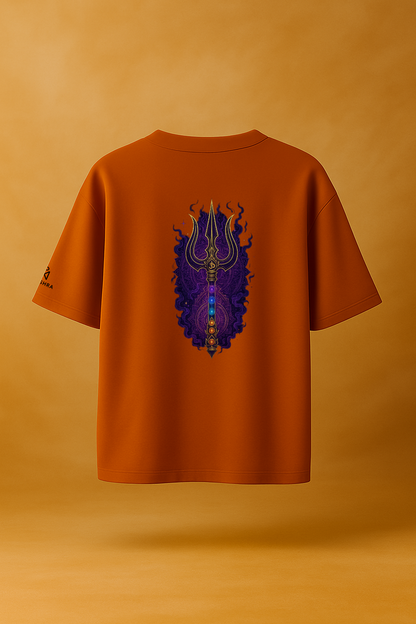 Trishul Awakening Tee – Chakra Flame Edition