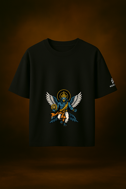 Garuda Flight Oversized Tee – Mokshra