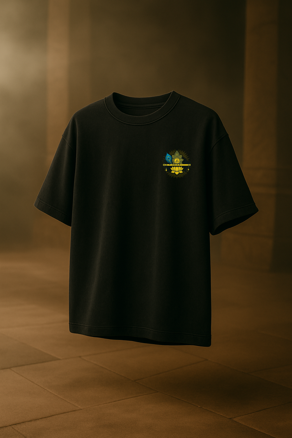 Divine Melody Tee – Krishna Edition