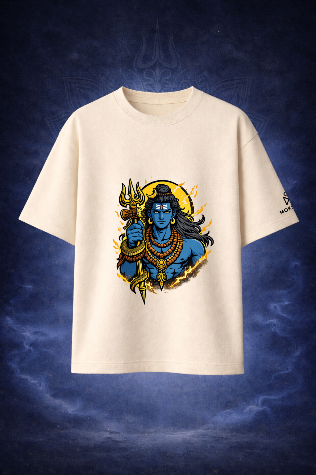 Shiva Rudra Aura Tee – Divine Icons Collection