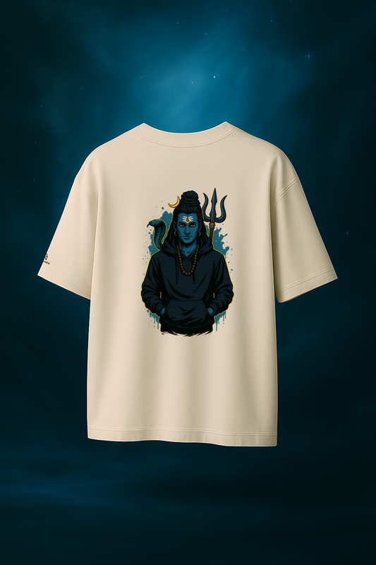 Mahadev Mode Tee – Divine Streetwear Edition