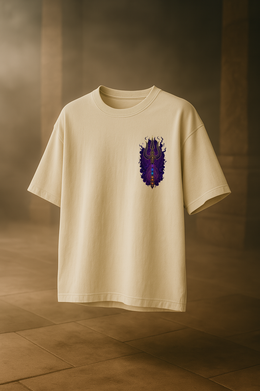 Trishul Awakening Tee – Chakra Flame Edition