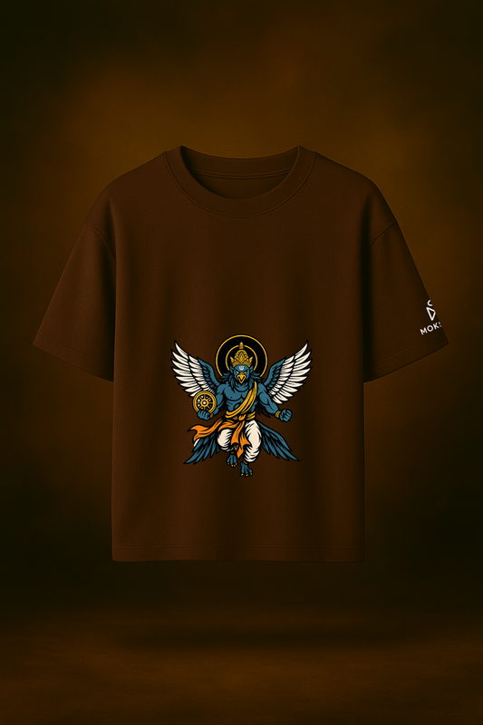 Garuda Flight Oversized Tee – Mokshra