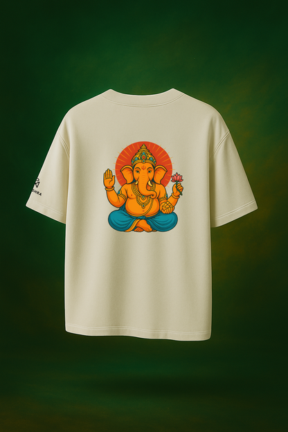 Ganpati Icon Tee — Divine Grace Edition