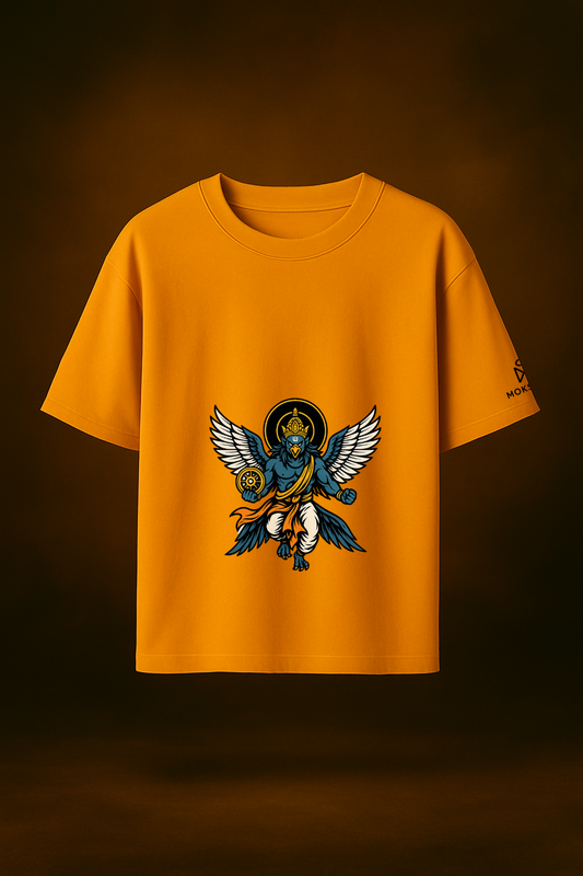Garuda Flight Oversized Tee – Mokshra