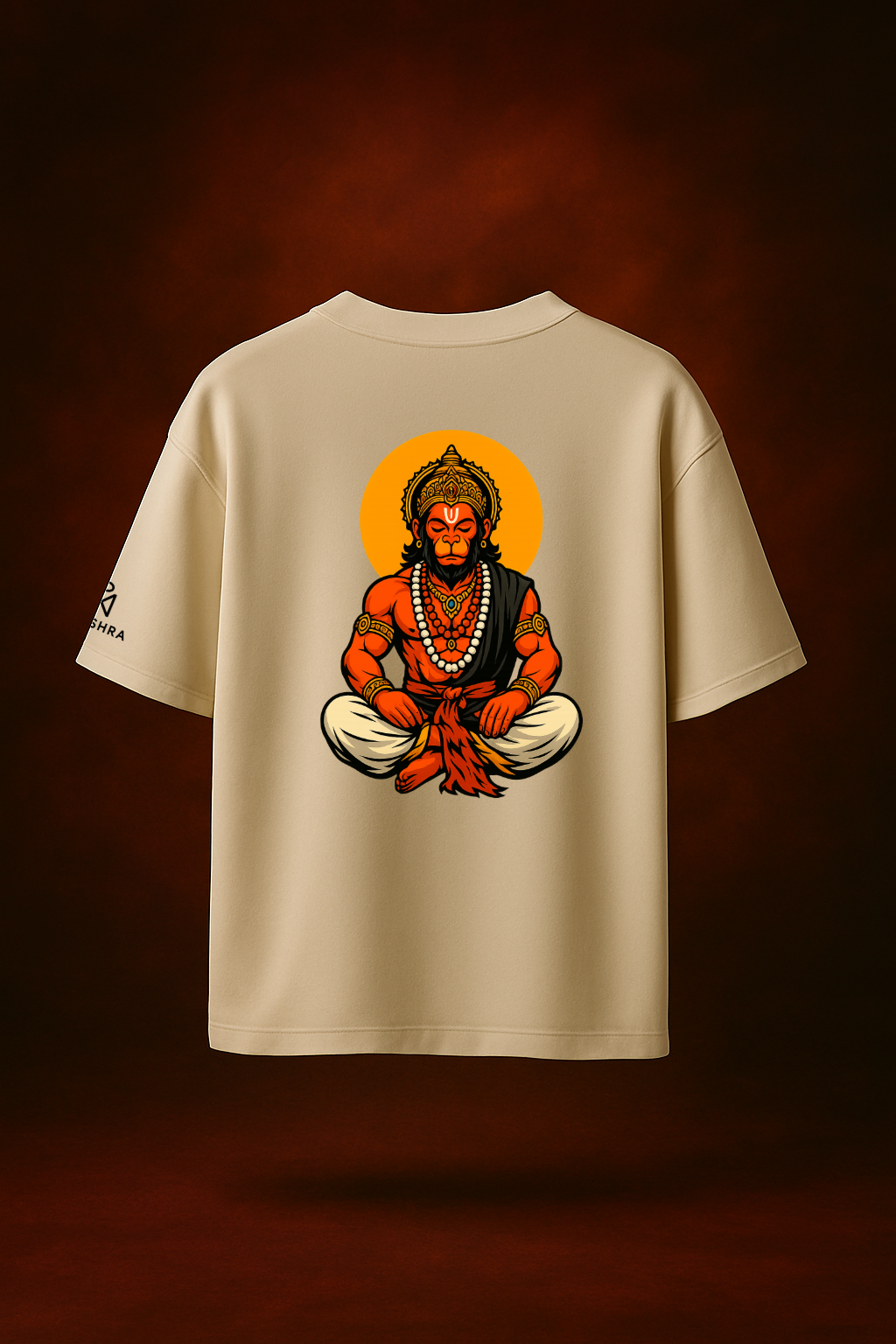 Hanuman | Divine Icons Oversized Tee – Mokshra